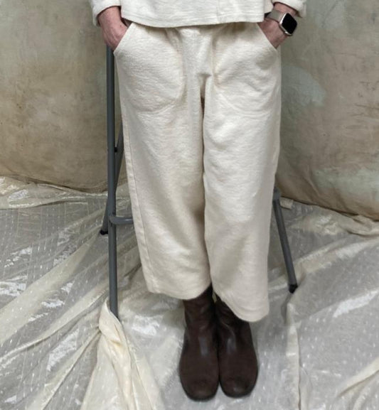 Harvest Fleece Long Sleeve Top & Cropped Pant Set