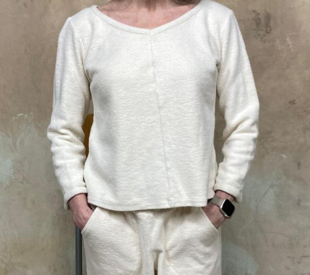 Harvest Fleece Long Sleeve Top & Cropped Pant Set
