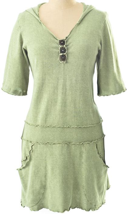 Sadie Top with Elbow Length Sleeves in Hemp