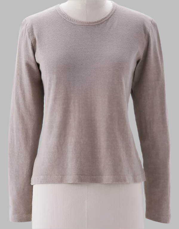 Hemp Organic Cotton Long Sleeve Ladies Top