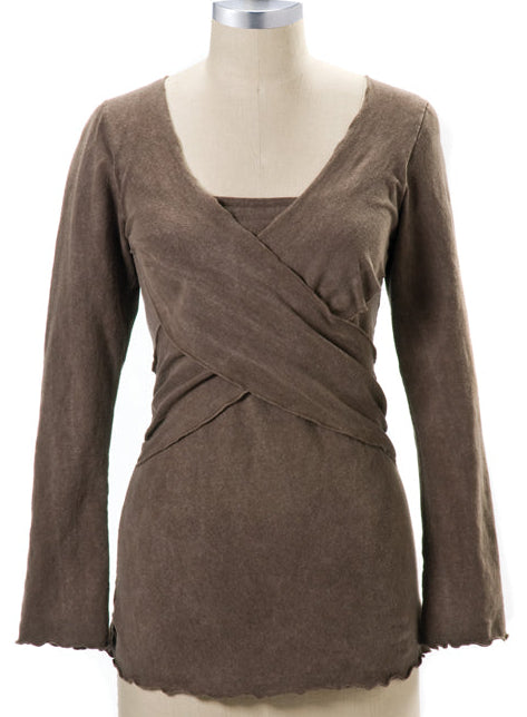 Traverse Wrap Style Top in Hemp