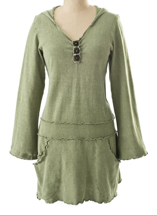 Sadie Top with Long Sleeves in Hemp