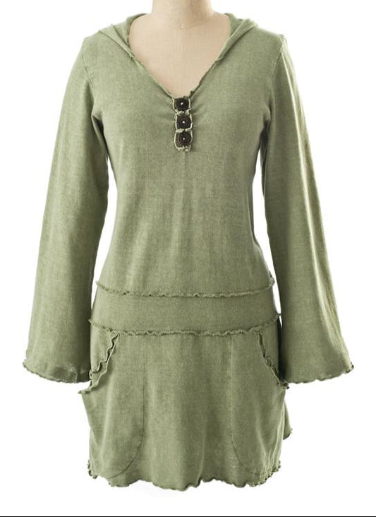 Sadie Top with Long Sleeves in Hemp