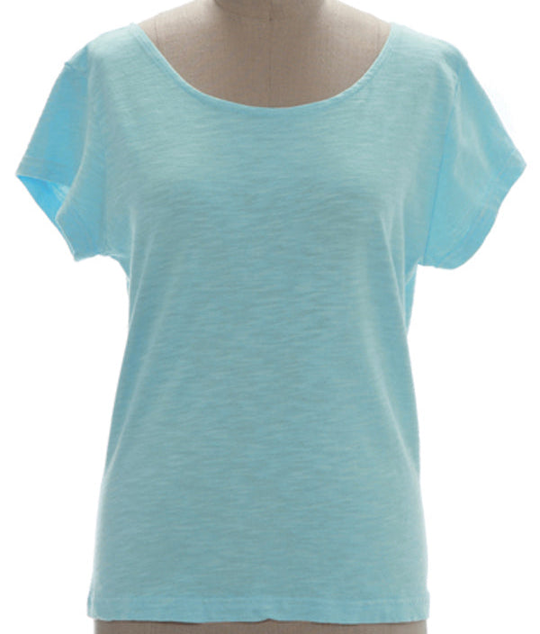 Short Sleeve Slub Top on 100% Cotton