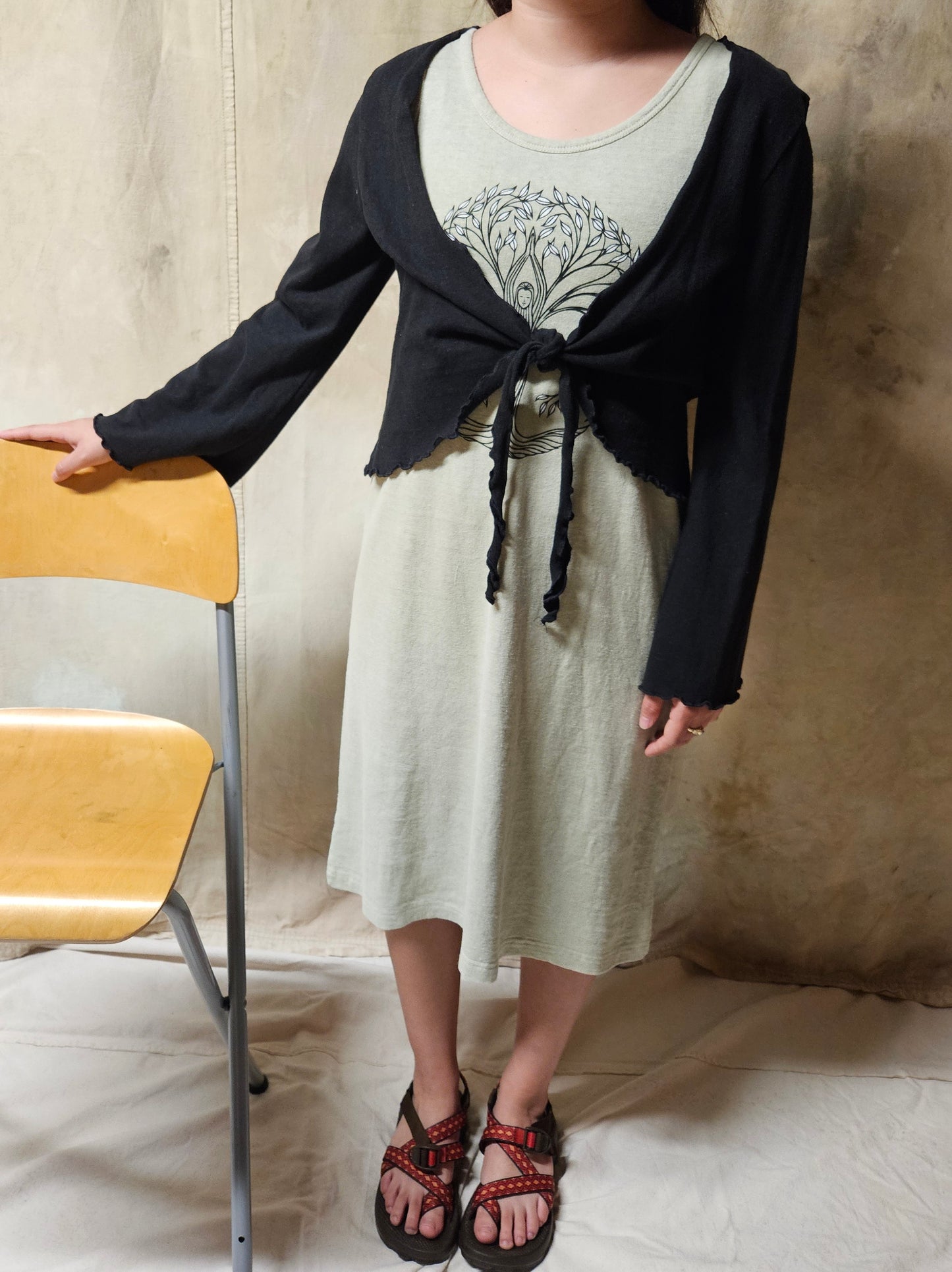 Long Sleeve Ladies Hemp Shrug