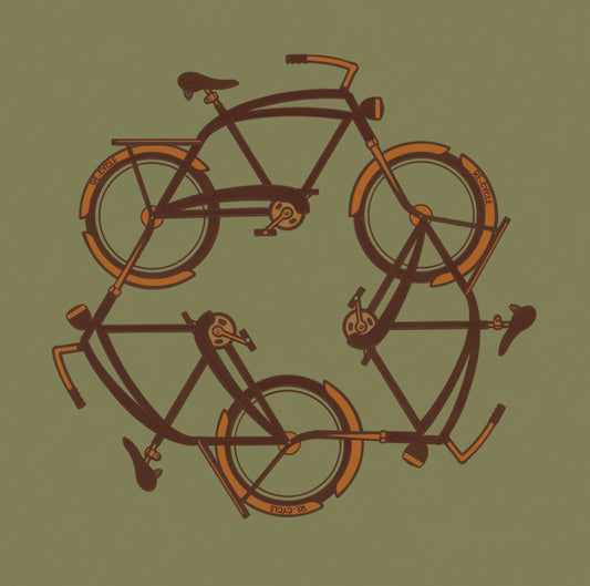 Recycle Design on Short Sleeve Organic Cotton Unisex Tee