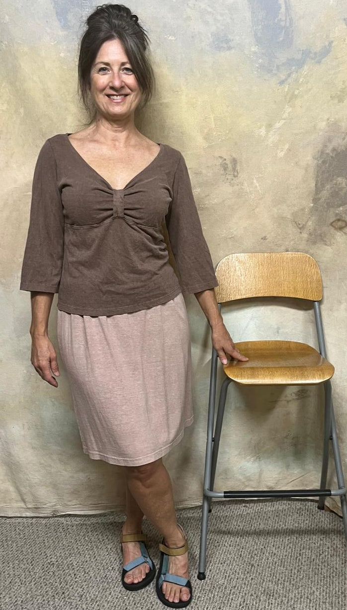 Top 3/4 sleeve on Hemp & Organic Cotton