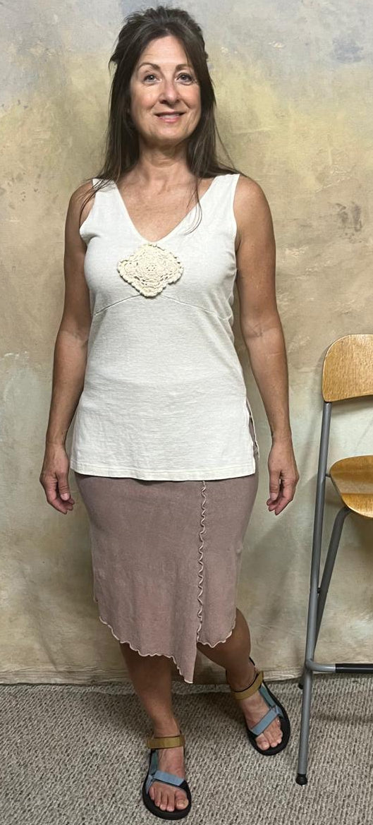 Convertible Organic Cotton & Hemp Lycra Skirt / Dress