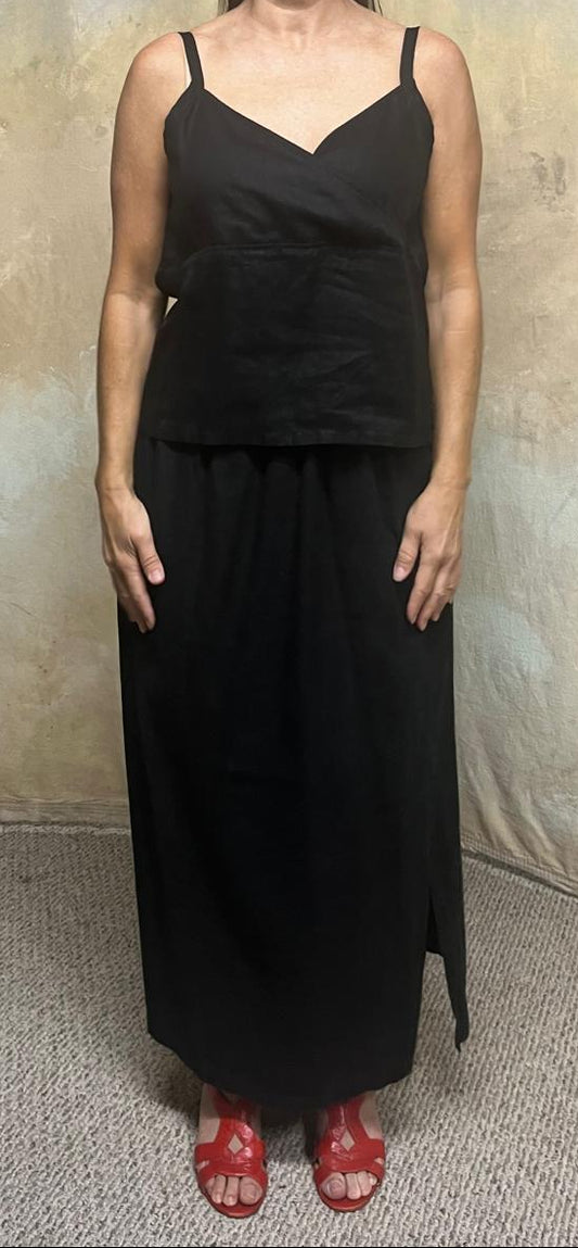 Linen Maxi Skirt