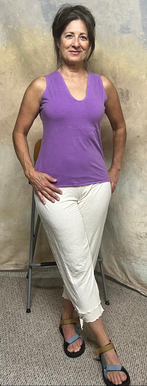 Free Spirit V-Neck Sleeveless Tank Top