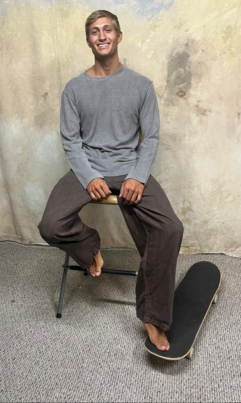 Men's Long Sleeve Hemp Organic Cotton Tee