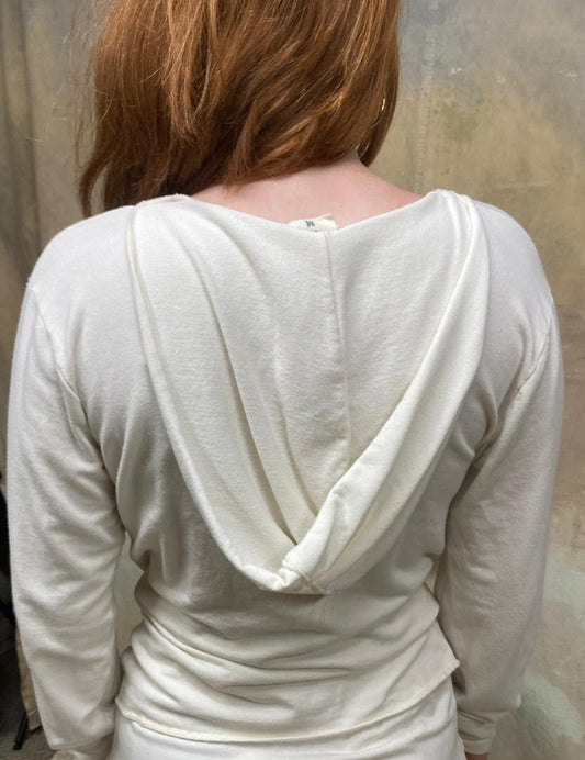 Meadow Long Sleeve Bamboo Organic Cotton Hooded Ladies Top