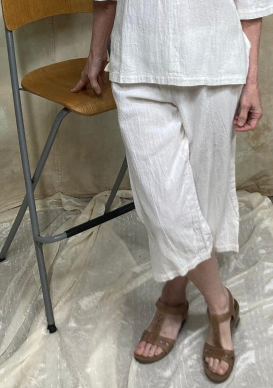 Seabreeze 3/4 Sleeve Top & Pant Organic Cotton Set