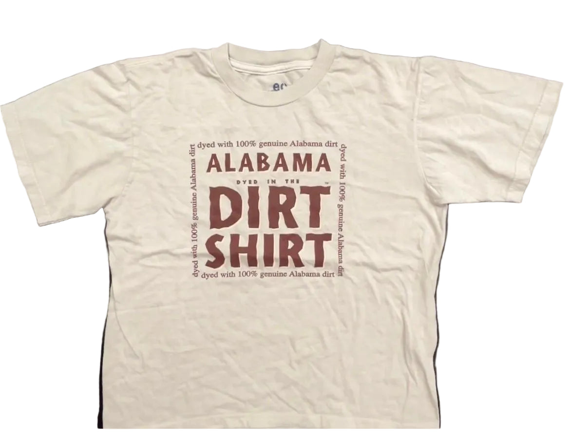Alabama Dirt Shirt Design imprinted on 100% Organic Cotton