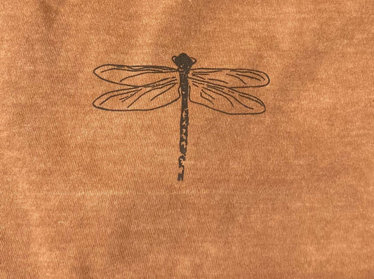 Dragonfly on Men's Short Sleeve Organic Cotton Tee