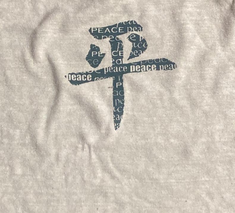 Hemp Tank Top Peace Script