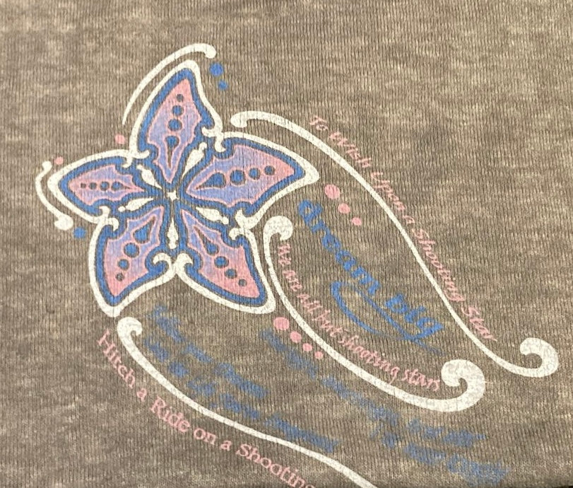 Shooting Star Design on Hemp Organic Cotton Tank Top