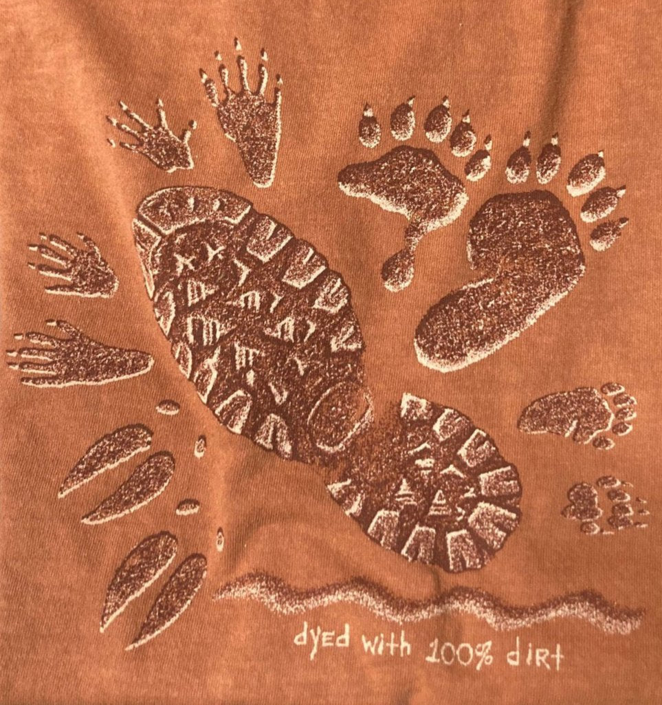 Trekking Design Imprinted on Men's Short Sleeve Cotton Tee