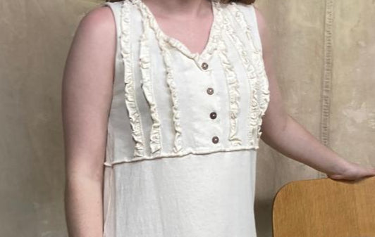 Willow Ladies Sleeveless Hemp Organic Cotton Dress