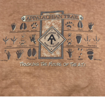 Appalachian Trail Design Imprinted on Men's Short Sleeve Hemp Tee