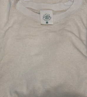 Hemp Organic Cotton Blend Short Sleeve Ladies Scoop Neck Tee