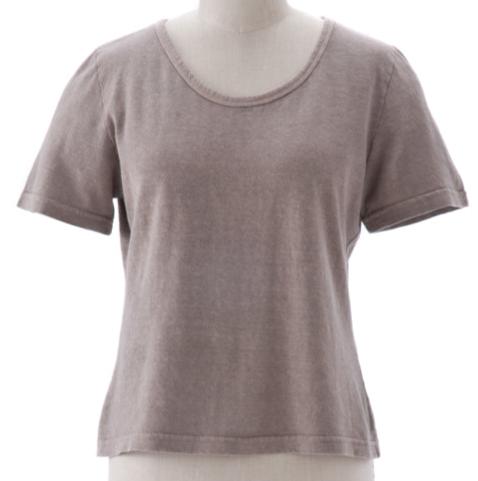 Hemp Short Sleeve Original Scoop Neck Ladies Top