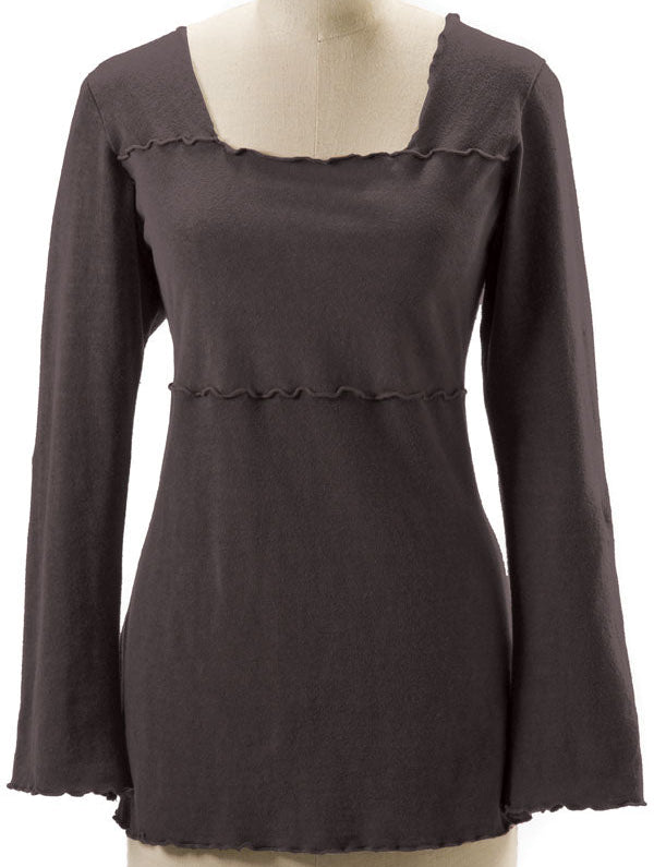Phoebe Long Sleeve Hemp Organic Cotton Ladies Top