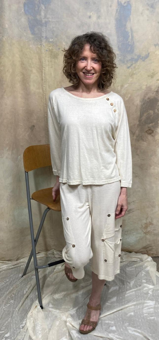 Harbor Button Crops made from Hemp & Organic Cotton