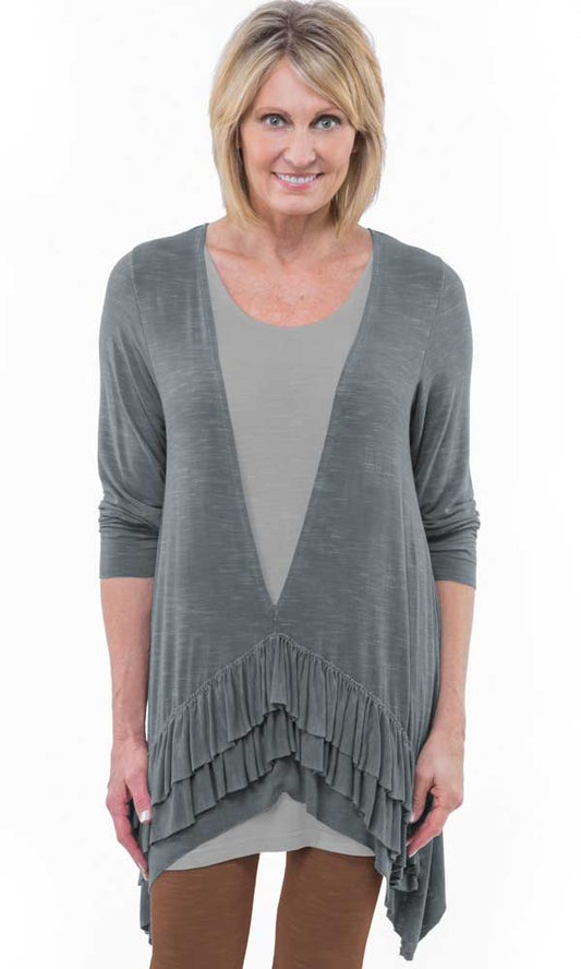 Double the Fun Layering Top in Hemp