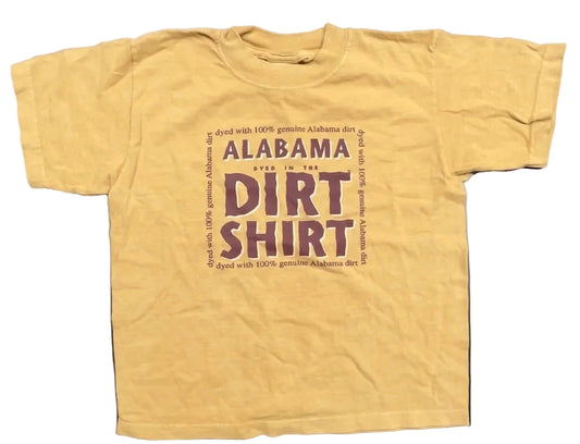 Alabama Dirt Shirt Design imprinted on 100% Organic Cotton