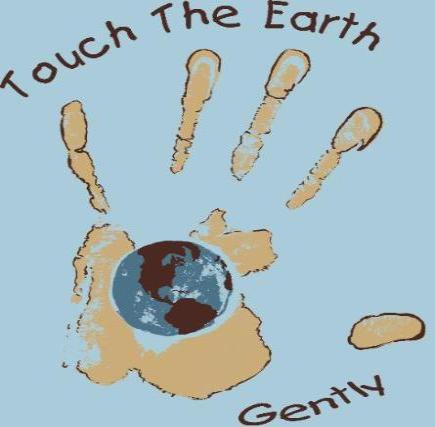 Touch the Earth Gently on Men's Short Sleeve Cotton Tee