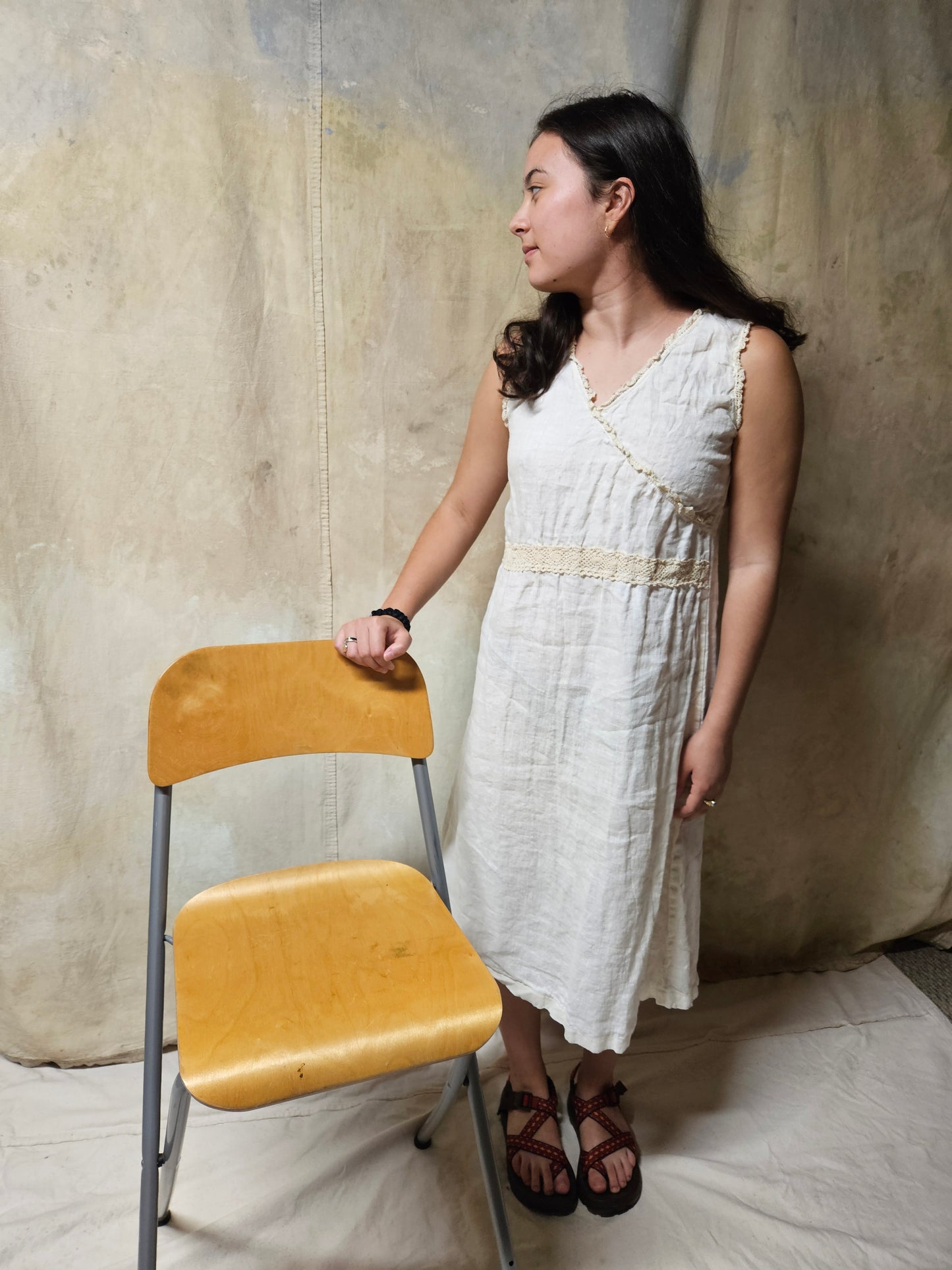 Adorable Linen Dress in Organic Cotton