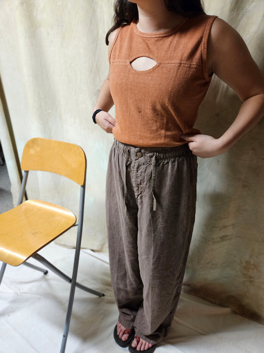 Draw String Pants in Organic Cotton