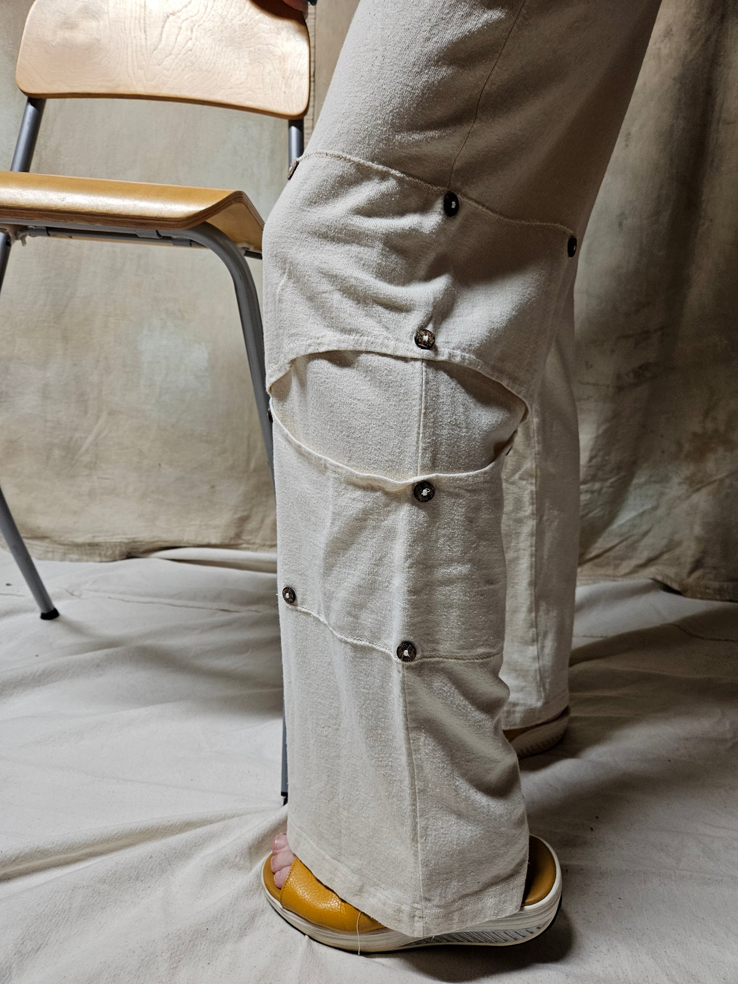 Hemp Pants with Cargo Pockets