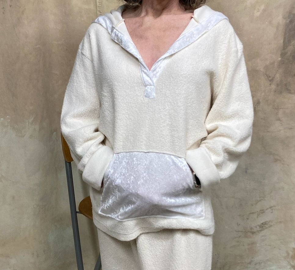 Coastal Retreat Cotton Recycled Poly Long Sleeve Top & Pant Set