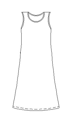Tranquil Sleeveless Hemp Organic Cotton Dress