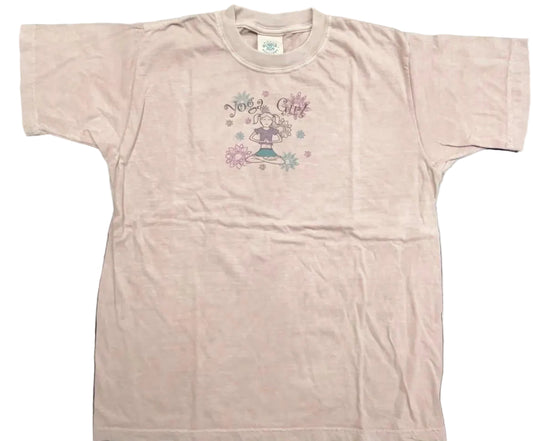 Yoga Girl Design imprinted on 100% Organic Cotton