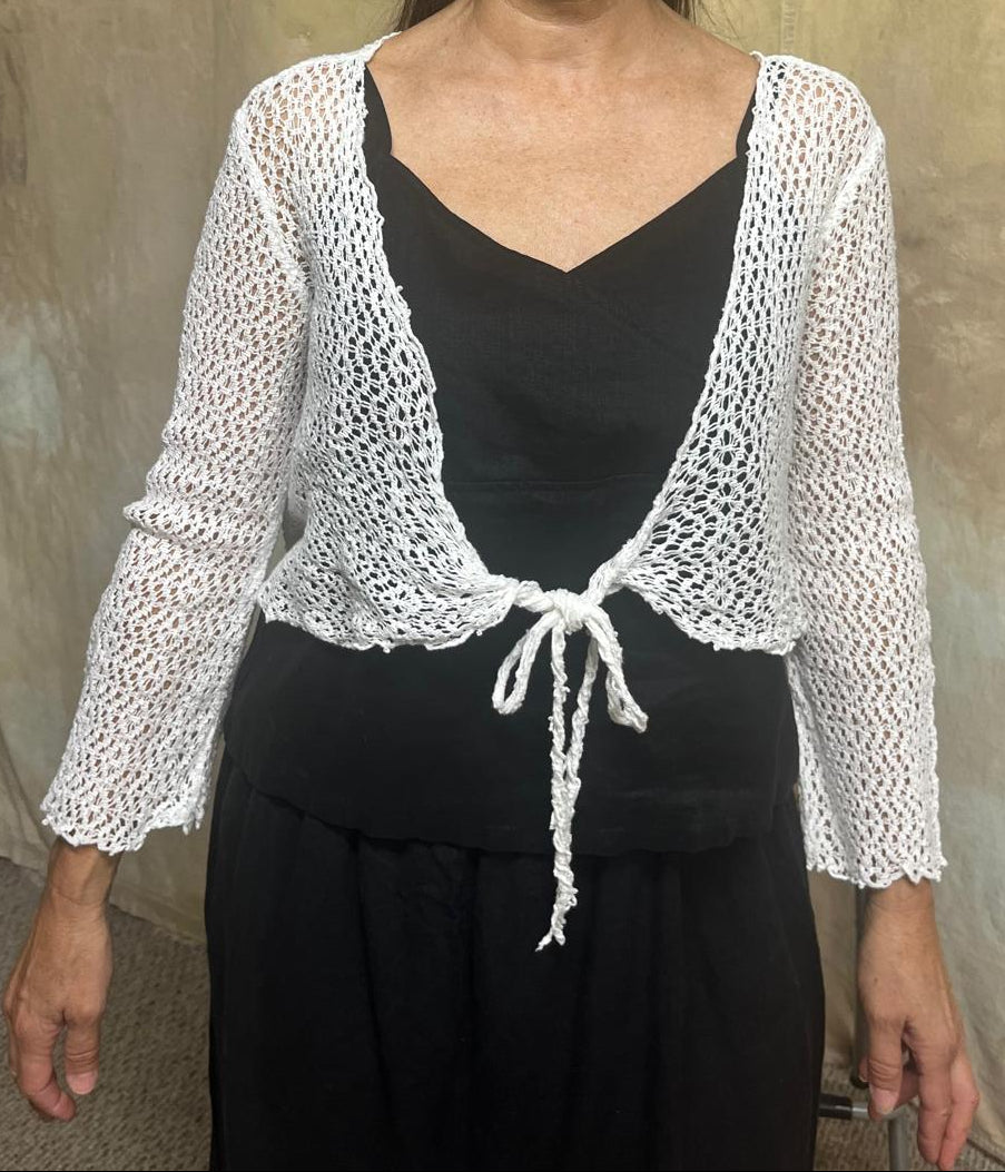Crochet Layering Top on Cotton