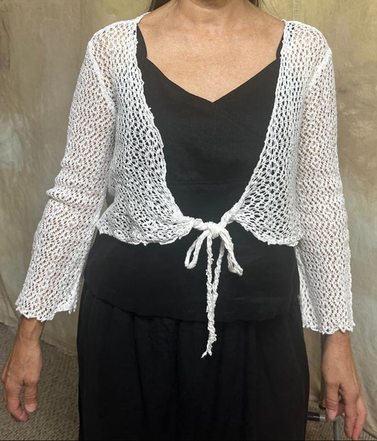 Crochet Layering Top on Cotton