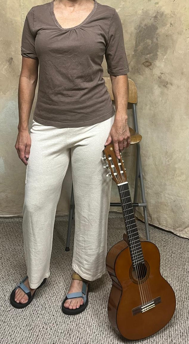 Elbow Length Top on 100% Organic Cotton
