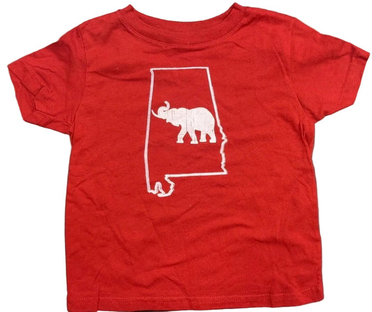 Alabama Elephant Tee imprinted on 100% Organic Cotton