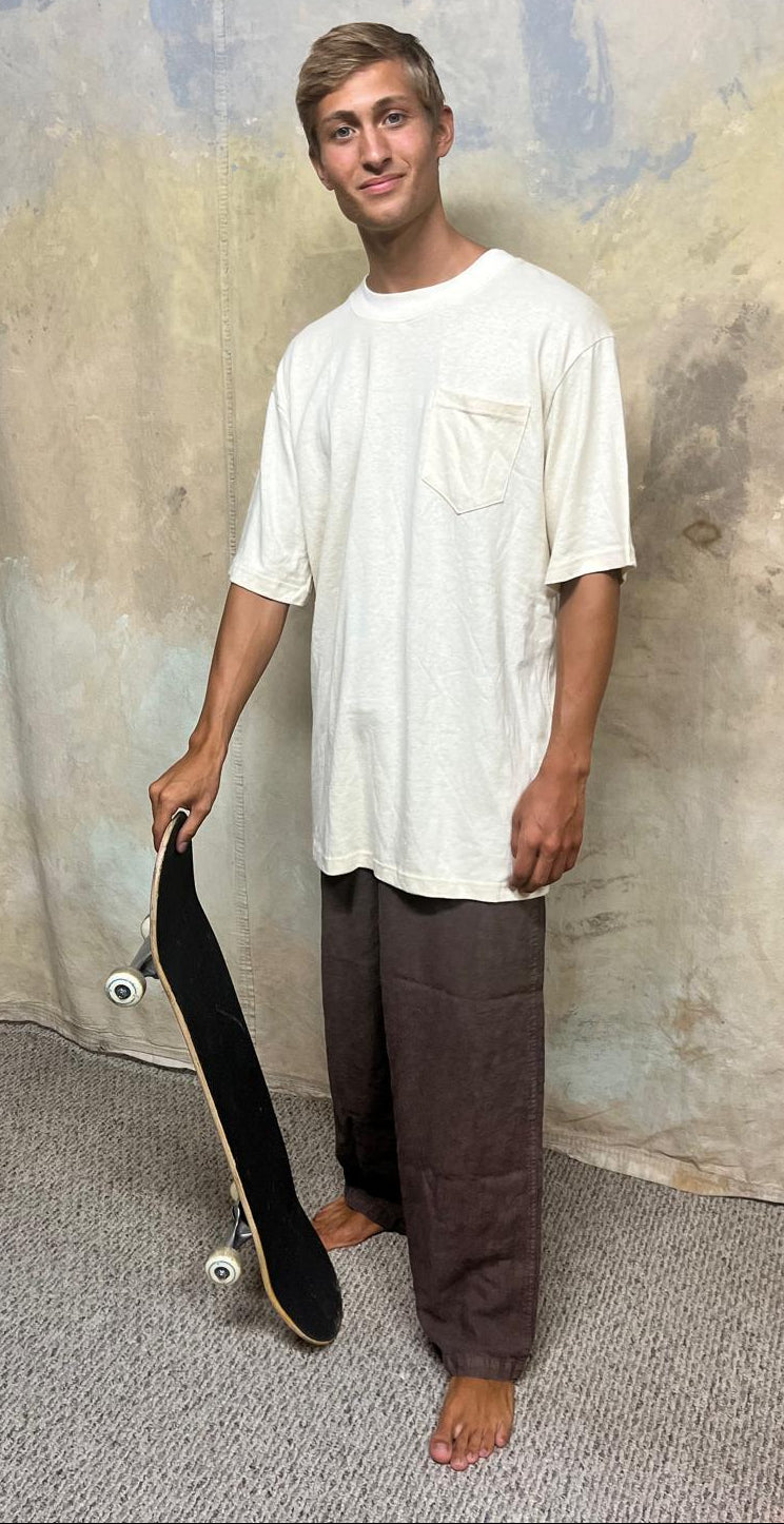 Men's Short Sleeve Hemp Organic Cotton Tee