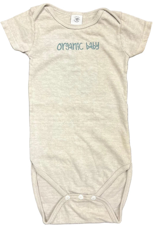Organic Baby Imprinted on Made in USA Hemp/Organic Cotton Infant Snappie