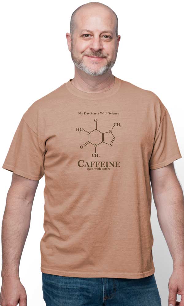 Caffeine Formula on Men's Short Sleeve Cotton Tee