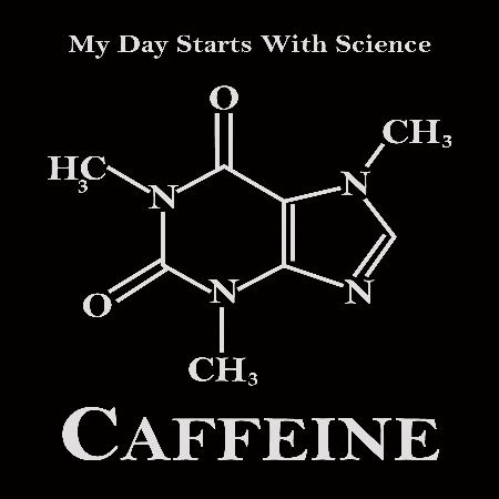 Caffeine Formula on Men's Short Sleeve Performance Cotton Tee