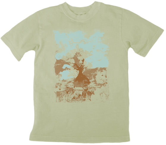 Circle of Life Design imprinted on 100% Organic Cotton