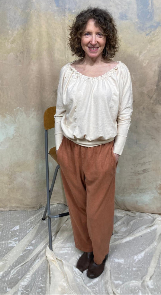Meadow Breeze Long Sleeve Top on Hemp Organic Cotton