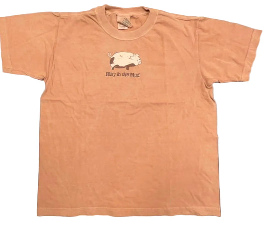 Play in the Mud Design imprinted on 100% Organic Cotton