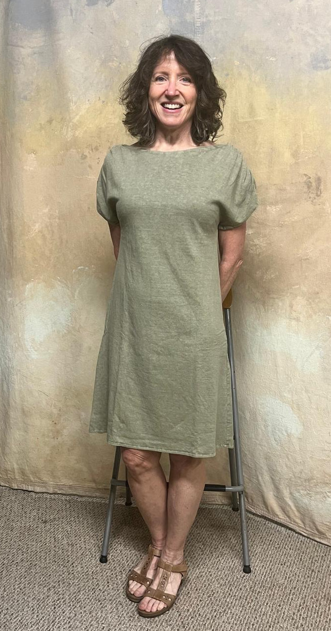 Chameleon Short Sleeve Hemp Organic Cotton Dress