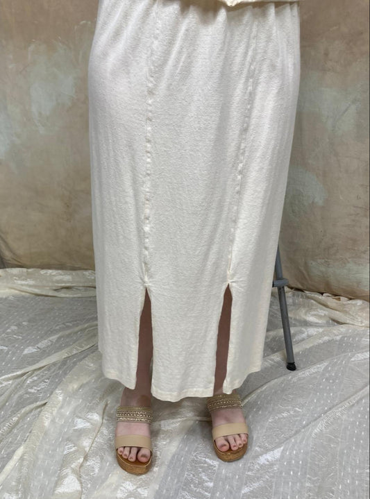 Hemp Organic Cotton Long Midi Length Skirt